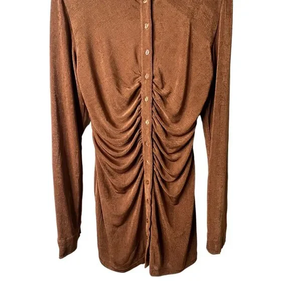 NWT With Jean Andy Dress in Chocolate Sz XL - Picture 5 of 10